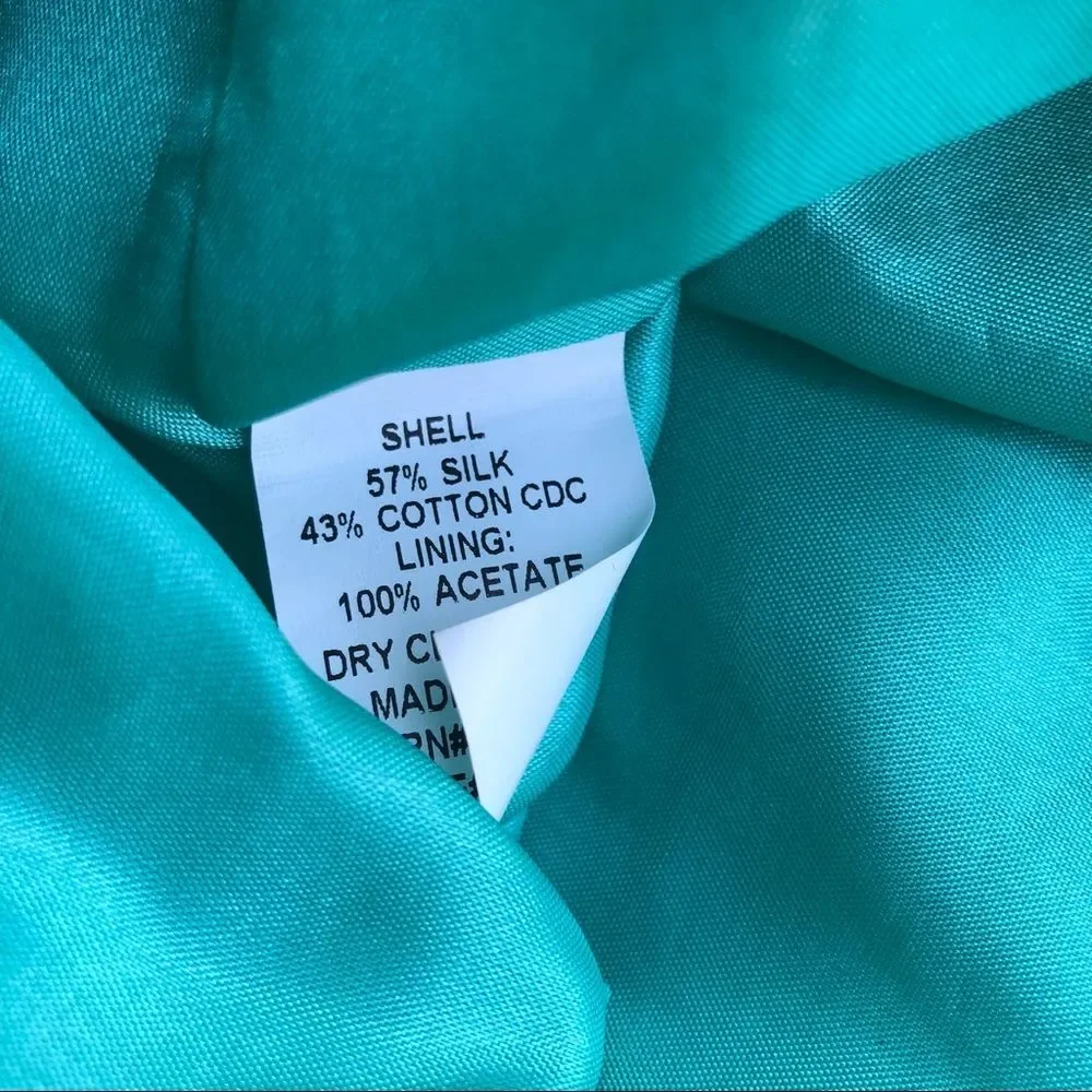 Shoshanna mint green silk mini dress sheath pleated sweetheart 2